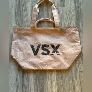 VSX Blush Pink Tote with Black Logo